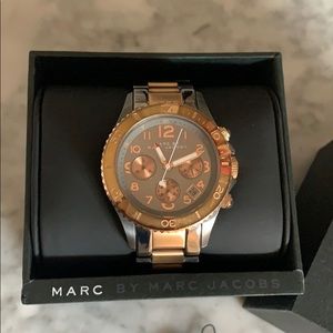 Marc Jacobs Rose Gold Gunmetal Watch